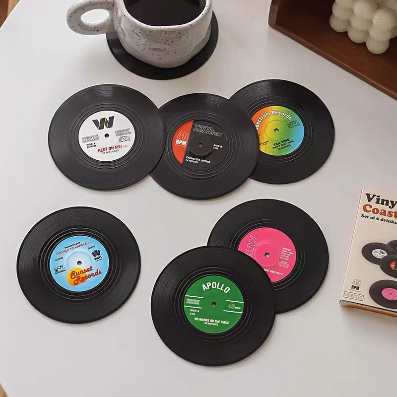 Vintage Record Coasters