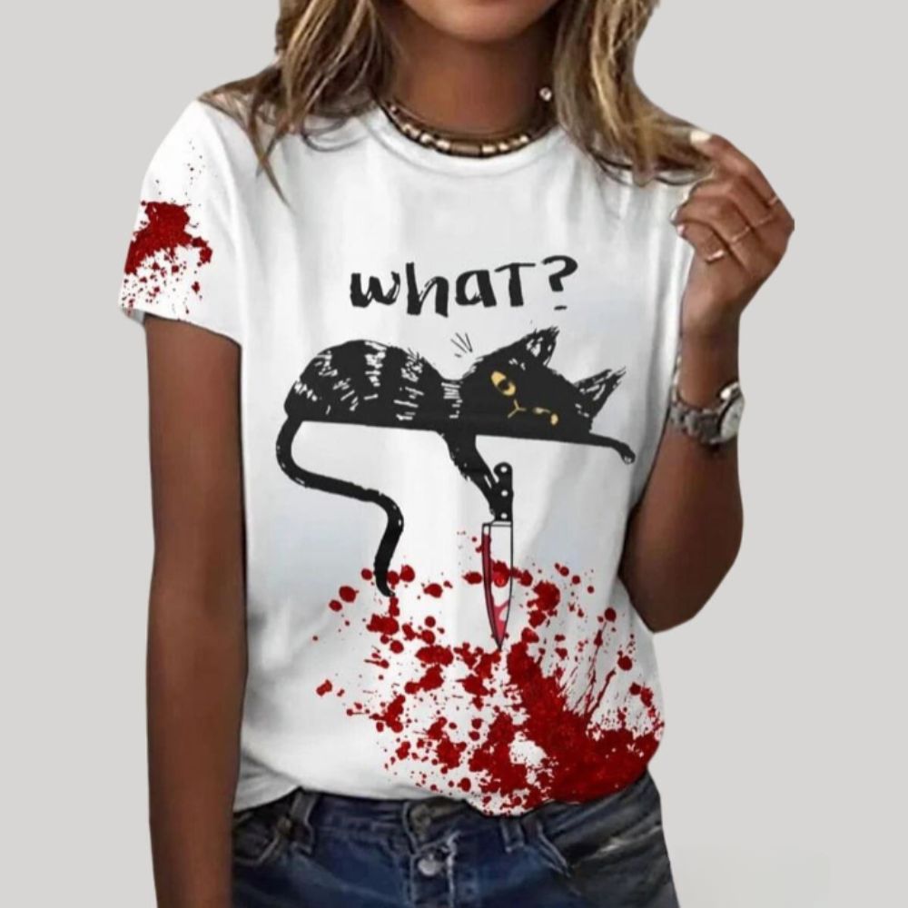 《Evil Cat》T-Shirt