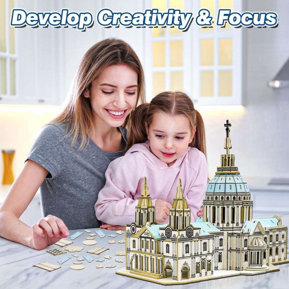 Wooden Building Model Kits