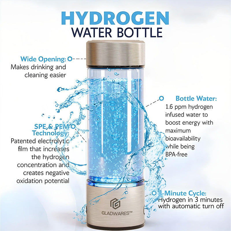 Hydrogen Water Bottle - 420ML