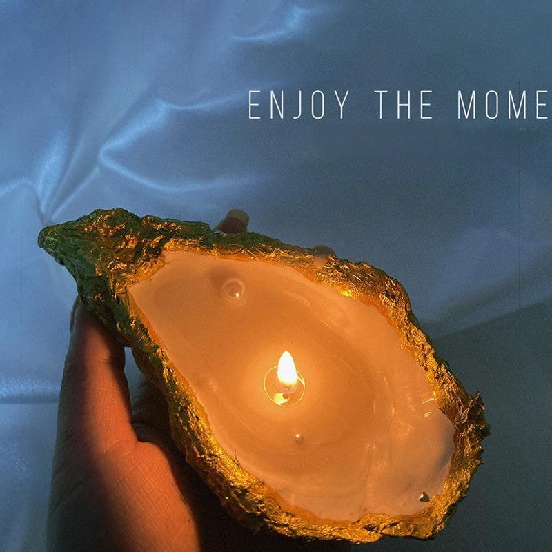Oyster Shell Scented Candle 2Pcs