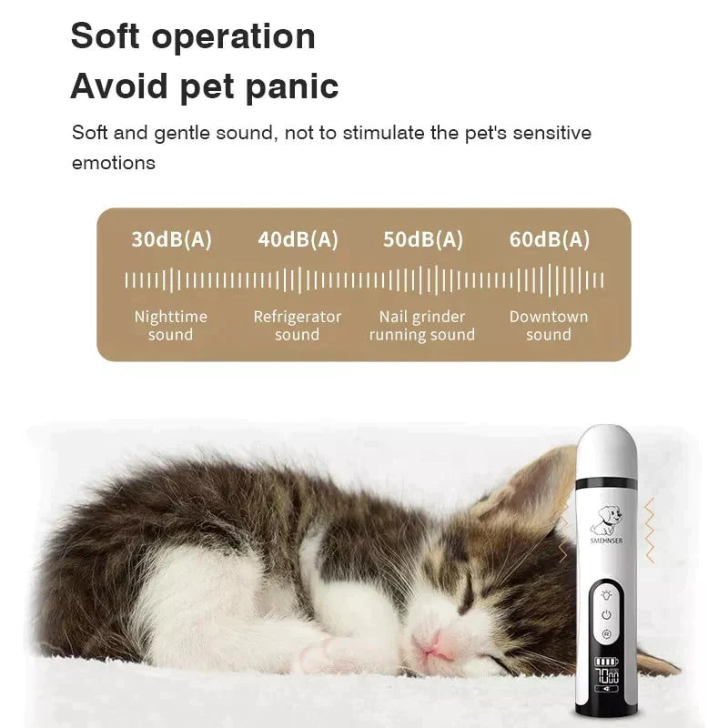 Upgraded Electric Pet Nail Trimmer - GLADWARES ™