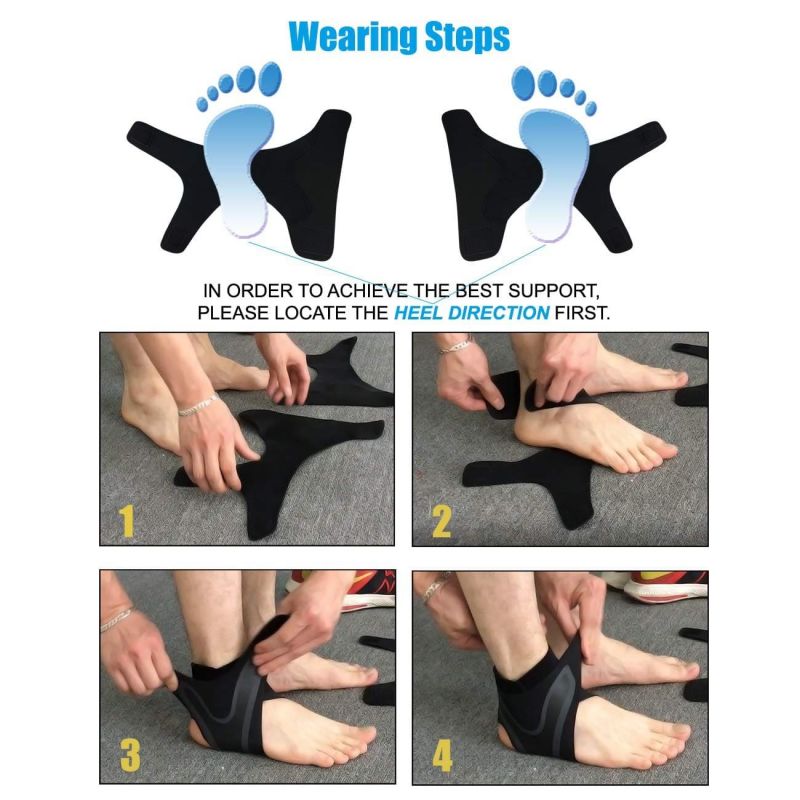 Breathable Elastic Ankle Brace &amp; Stabilizer(Both Feet)