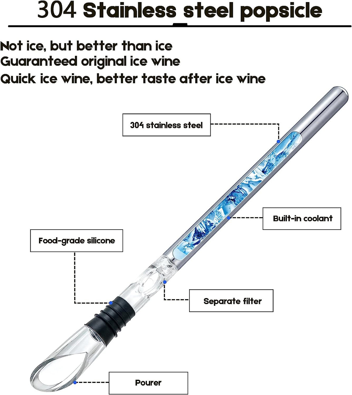 Custom engraving Wine Chiller - GLADWARES ™