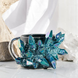 Handmade ceramic Crystal mug