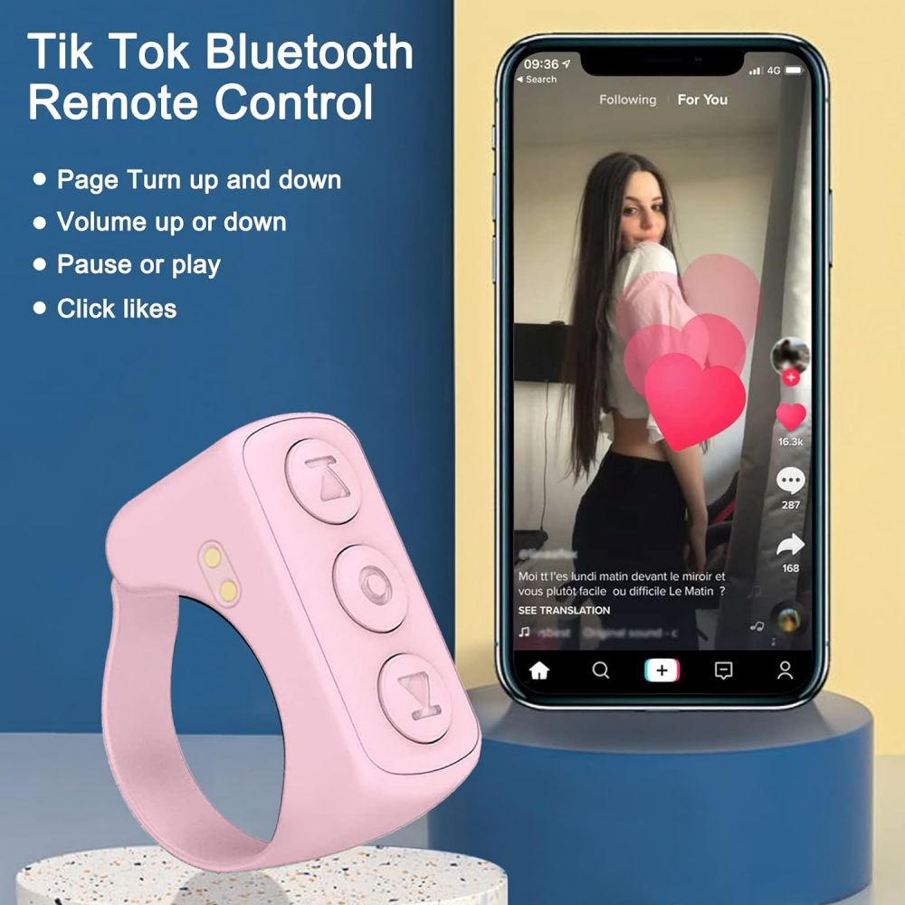 Bluetooth Wireless Remote Control Ring