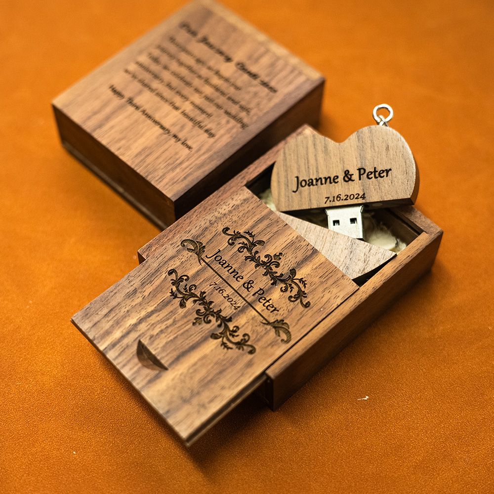 Heart USB &amp; Box Set | 128G | Personalization