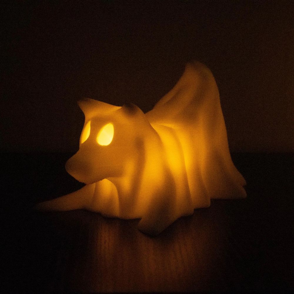 Glowing Ghost Dog