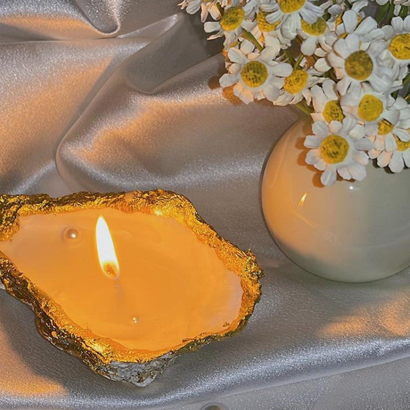 Oyster Shell Scented Candle 2Pcs