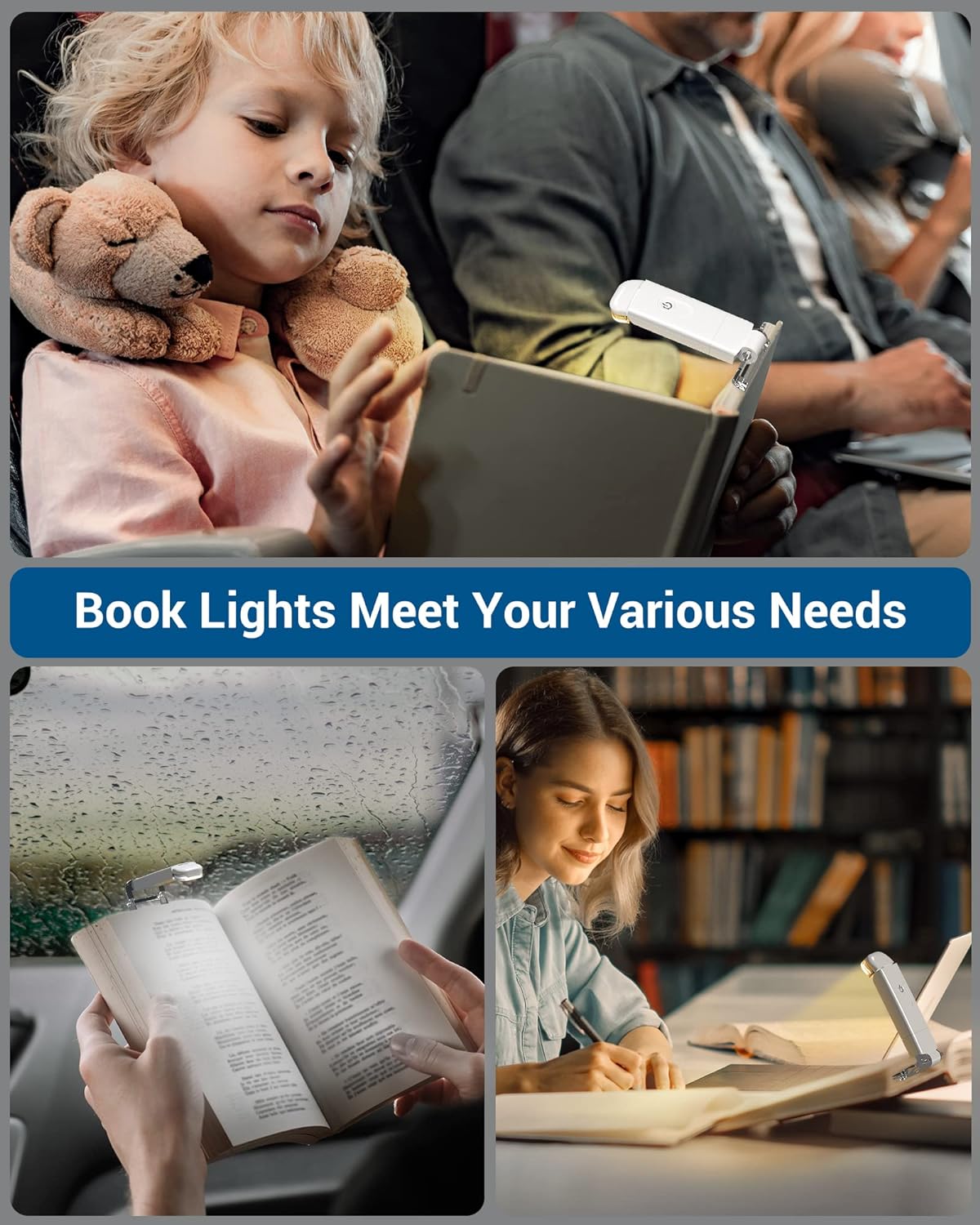 Flexible Book Light Head