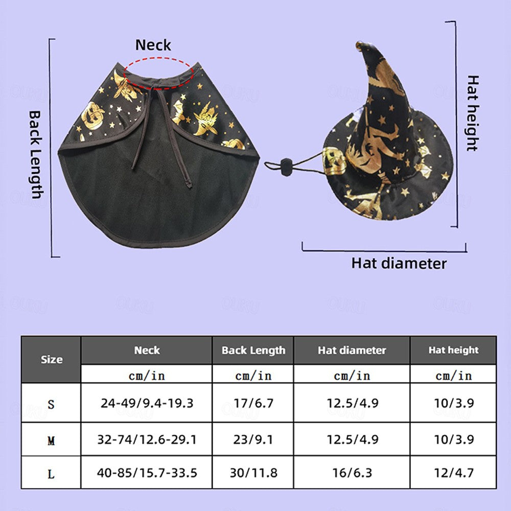 《THE WITCH&#39;S ESCORT》CAT AND DOG DRESS UP