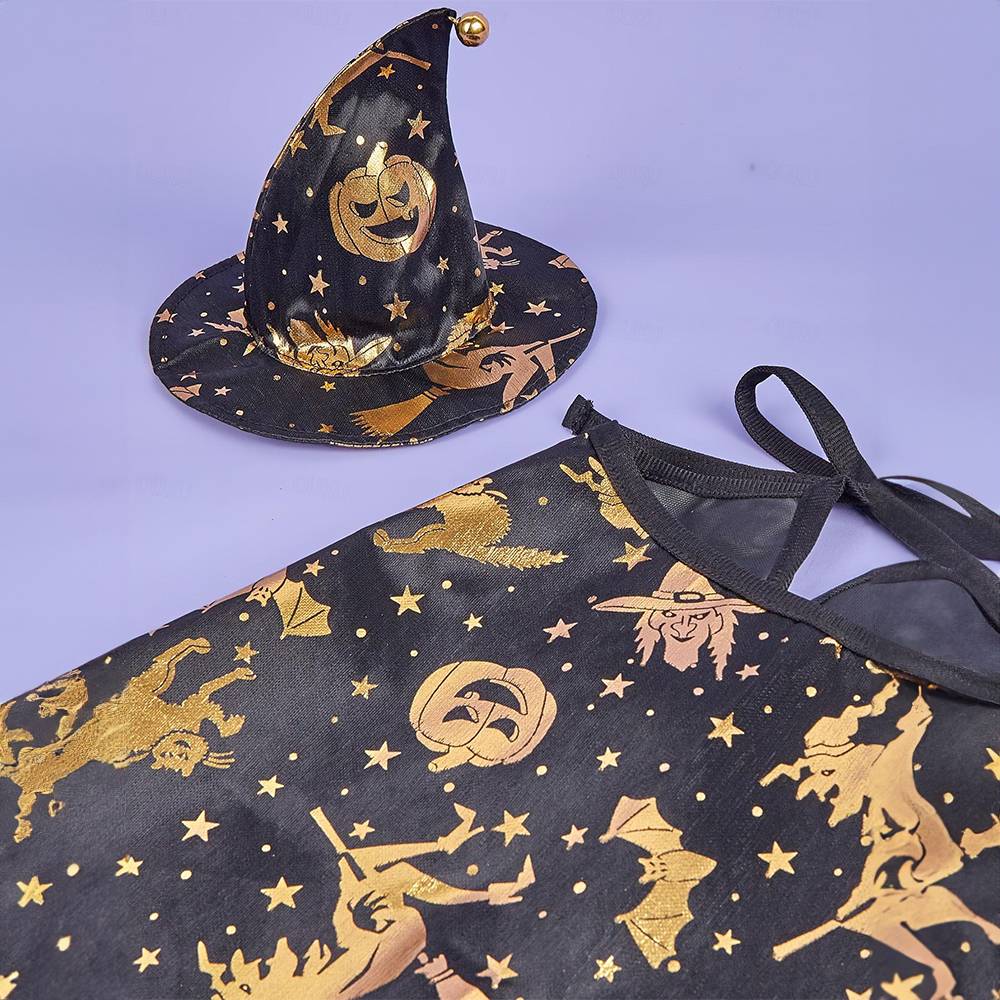 《THE WITCH&#39;S ESCORT》CAT AND DOG DRESS UP