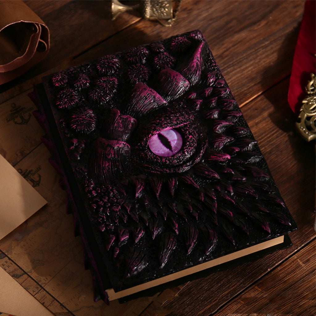 3D Dragon Eye Embossed Journal