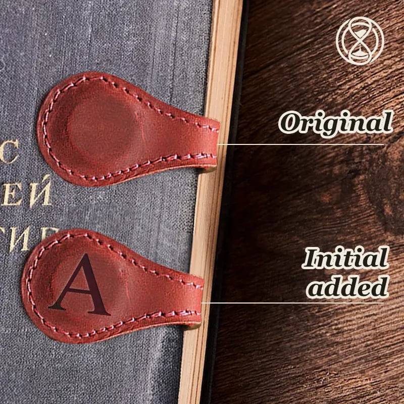 Personalized Magnetic Leather Bookmark(2pcs)