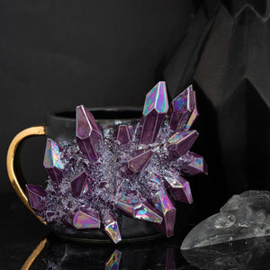Handmade ceramic Crystal mug