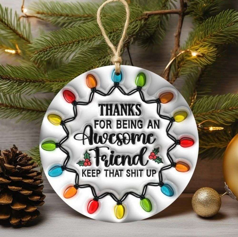 Friendship Ornament-  Awesome Friend
