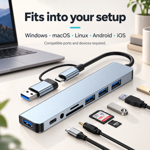 USB hub compatible system overview