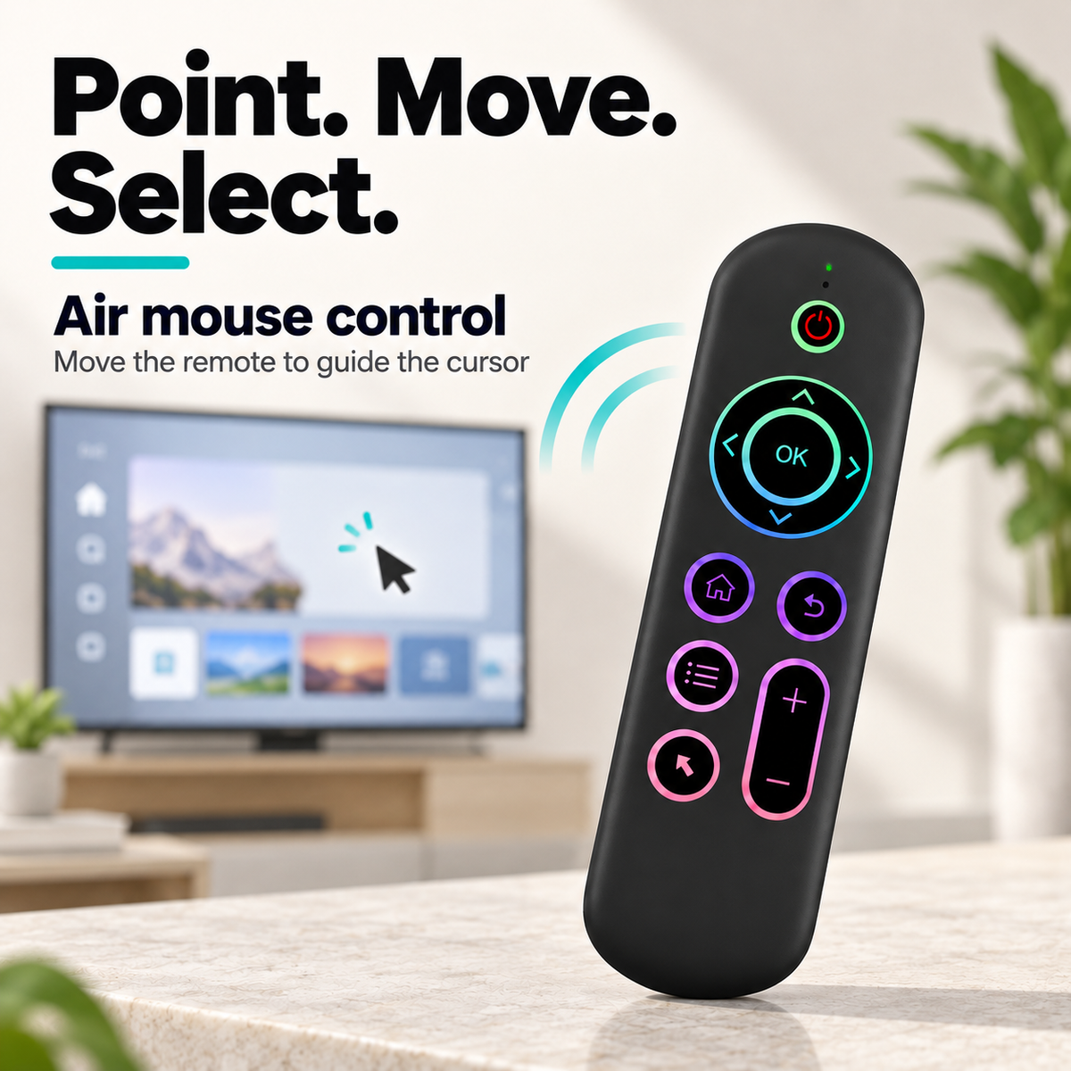 Mini M5 air mouse movement and cursor control