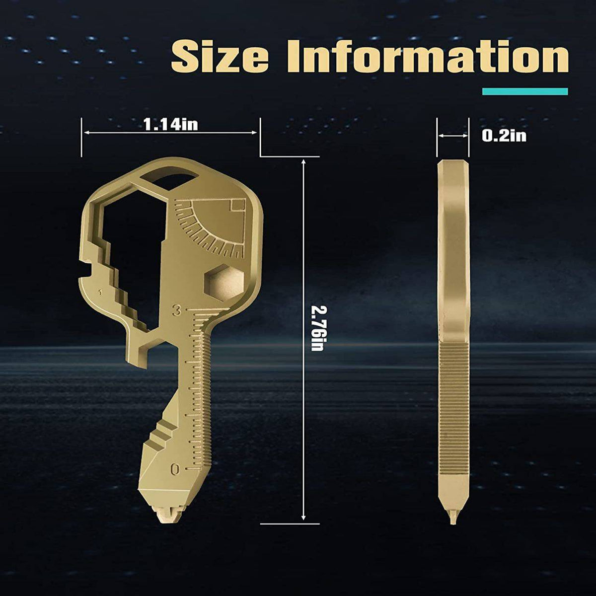 Key Shaped Pocket Tool - GLADWARES ™