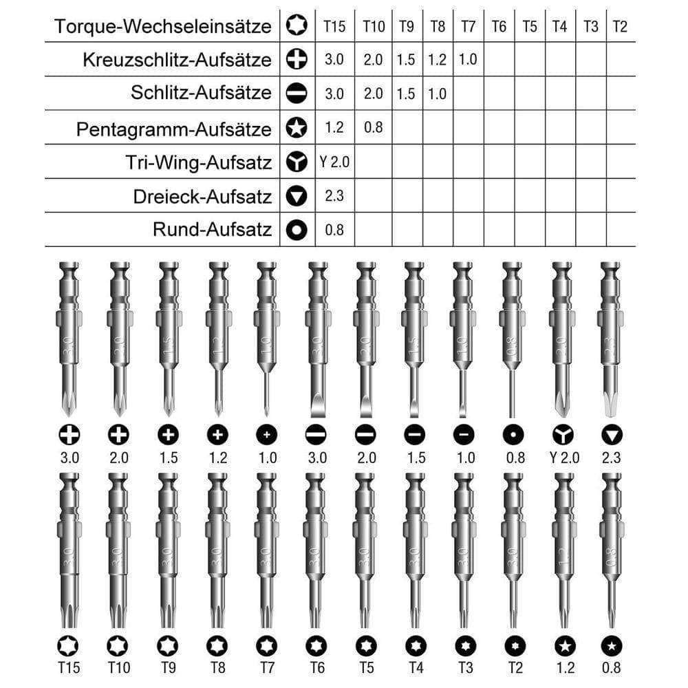 25 in 1 screwdriver tool set - GLADWARES ™