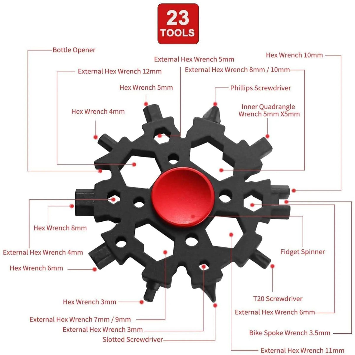 Snowflake Multitool - GLADWARES ™