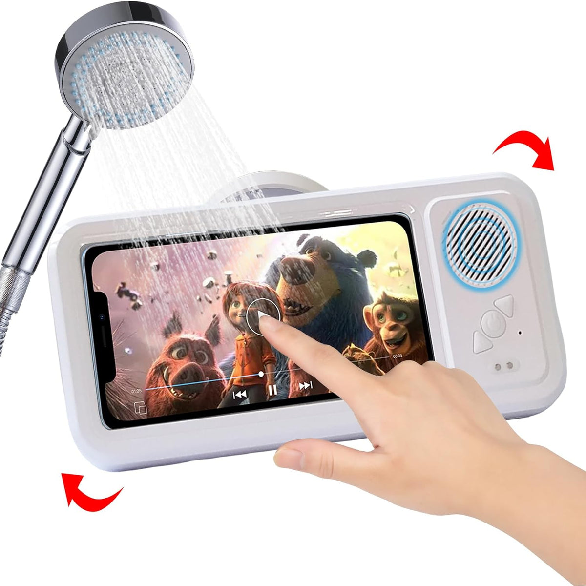 Speaker Shower Phone Holder