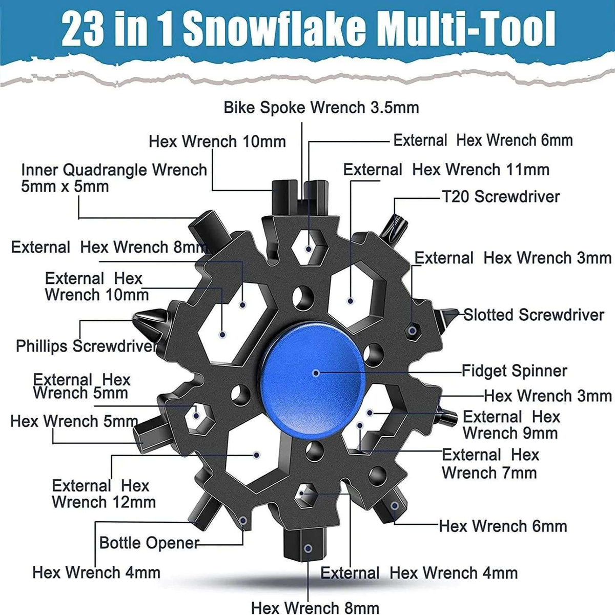 Snowflake Multitool - GLADWARES ™