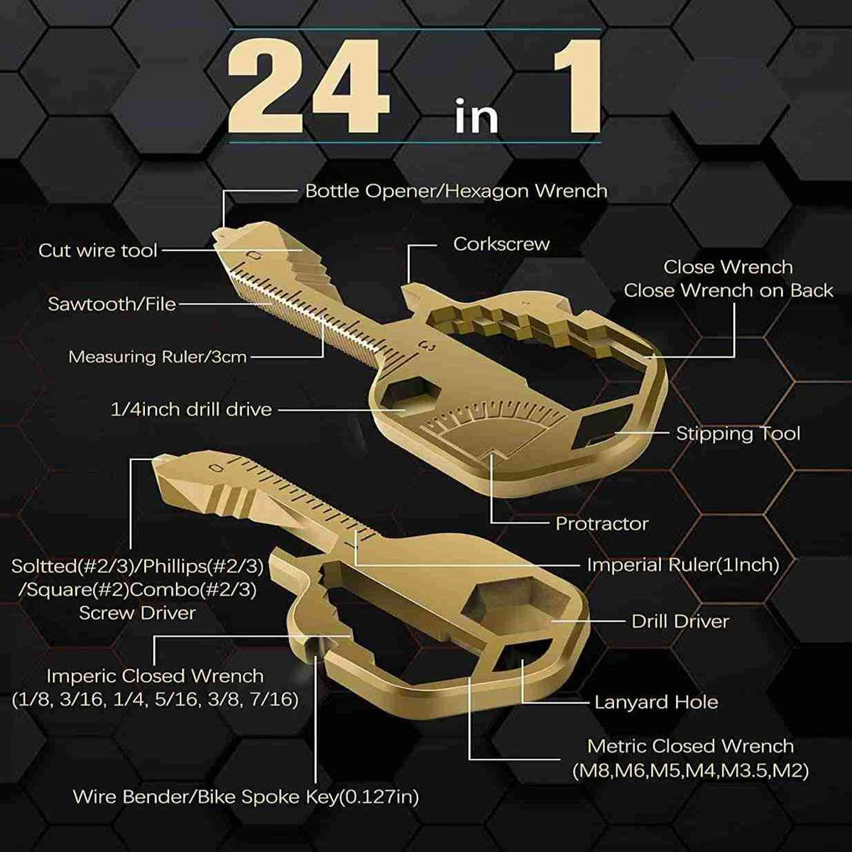 Key Shaped Pocket Tool - GLADWARES ™