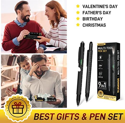 2PCS 9 in 1 Multi-tool Pen Set - GLADWARES ™