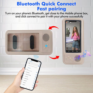 Speaker Shower Phone Holder