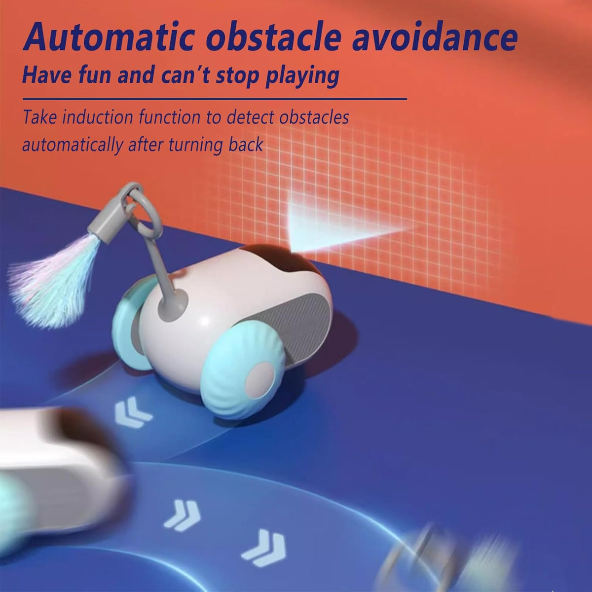 Crazy-Joy Car Remote Control Electric Cat Toy