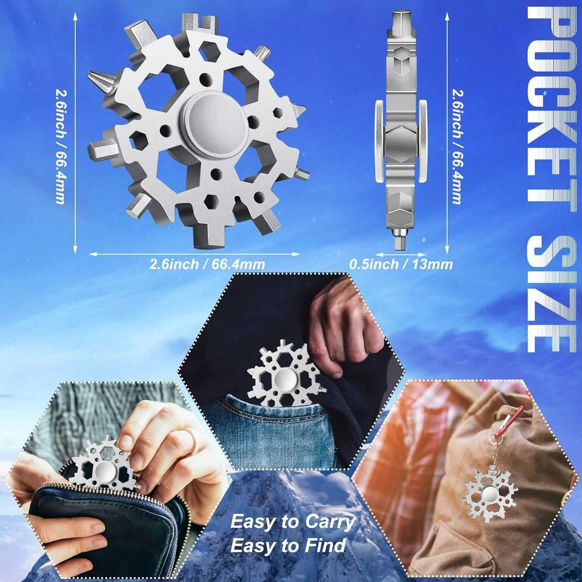 Snowflake Multitool - GLADWARES ™
