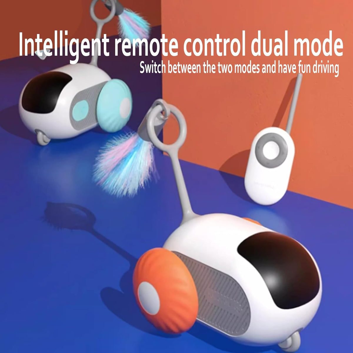 Crazy-Joy Car Remote Control Electric Cat Toy