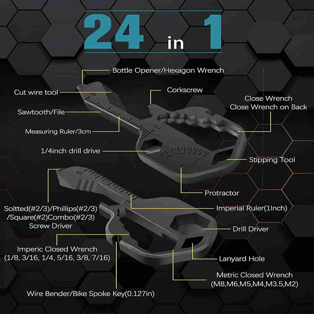 Key Shaped Pocket Tool - GLADWARES ™