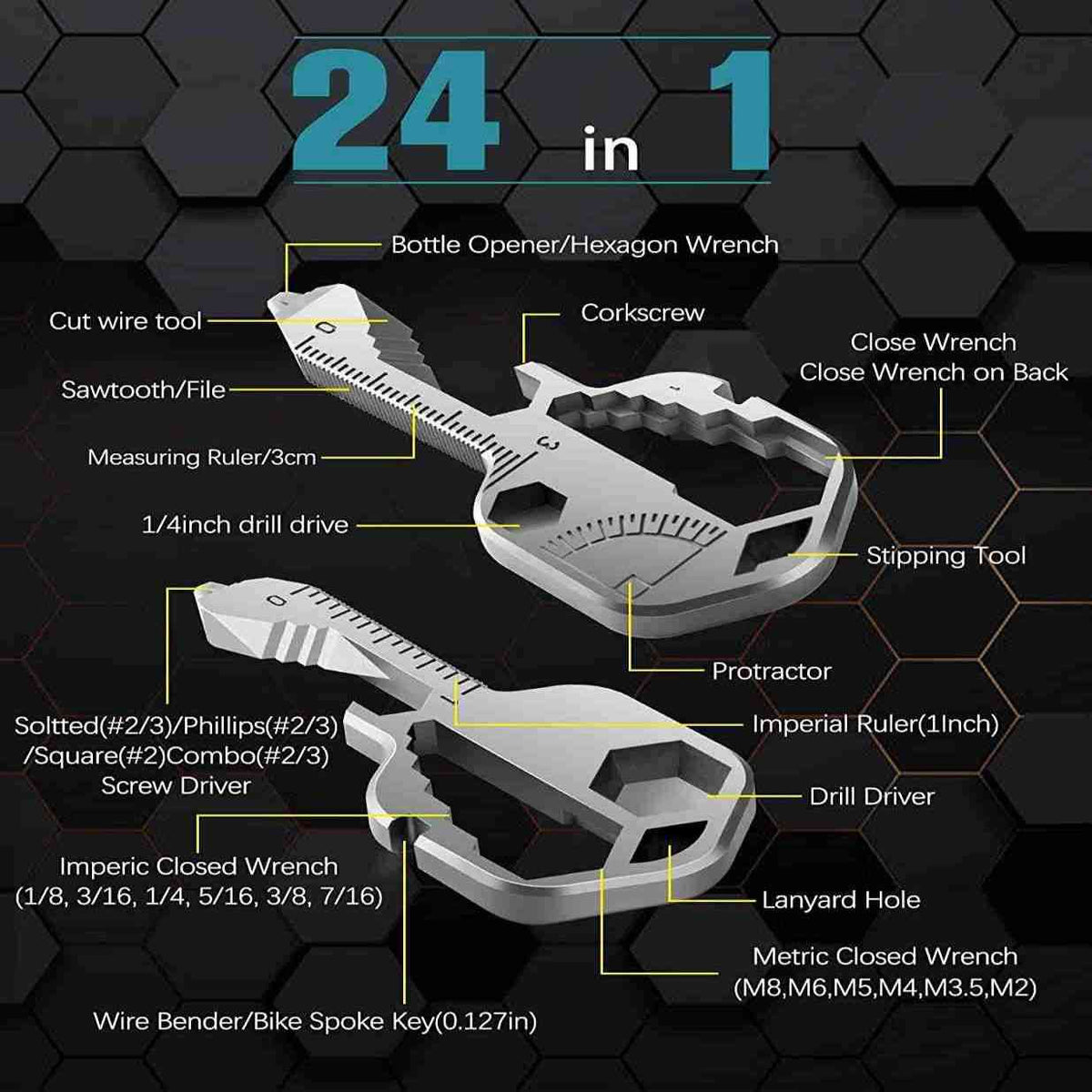 Key Shaped Pocket Tool - GLADWARES ™